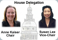 Chair and Vice-Chair of Montgomer county House Delegation